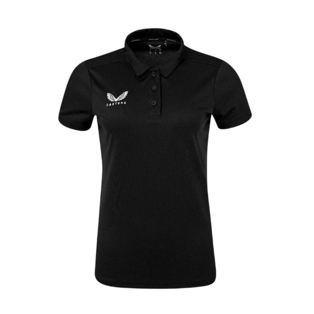 Castore Womens/Ladies Logo Travel Polo Shirt / Caviar